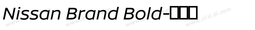 Nissan Brand Bold字体转换 Nissan Brand Bold字体转换